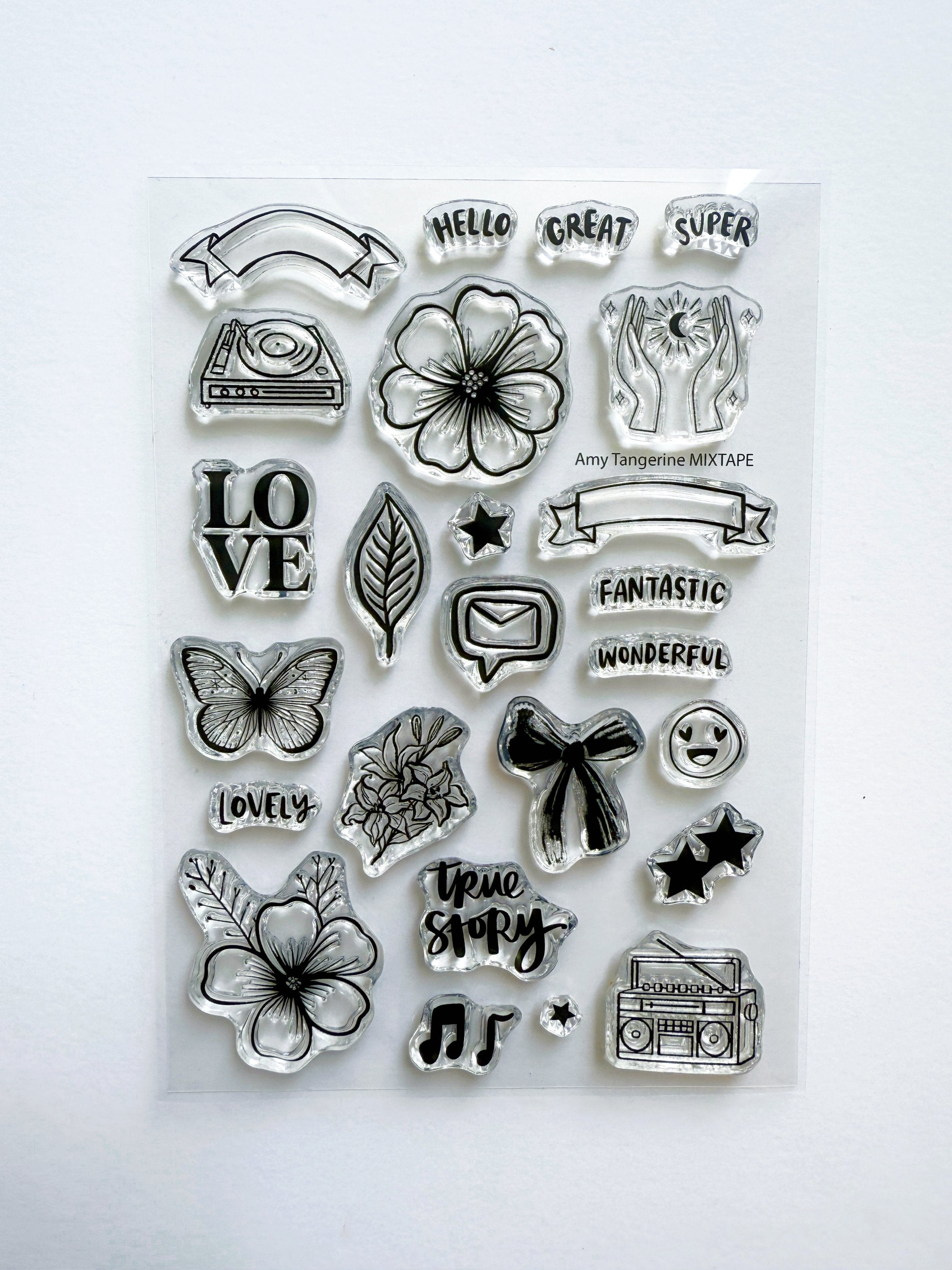 MIXTAPE Stamp Set 4x6