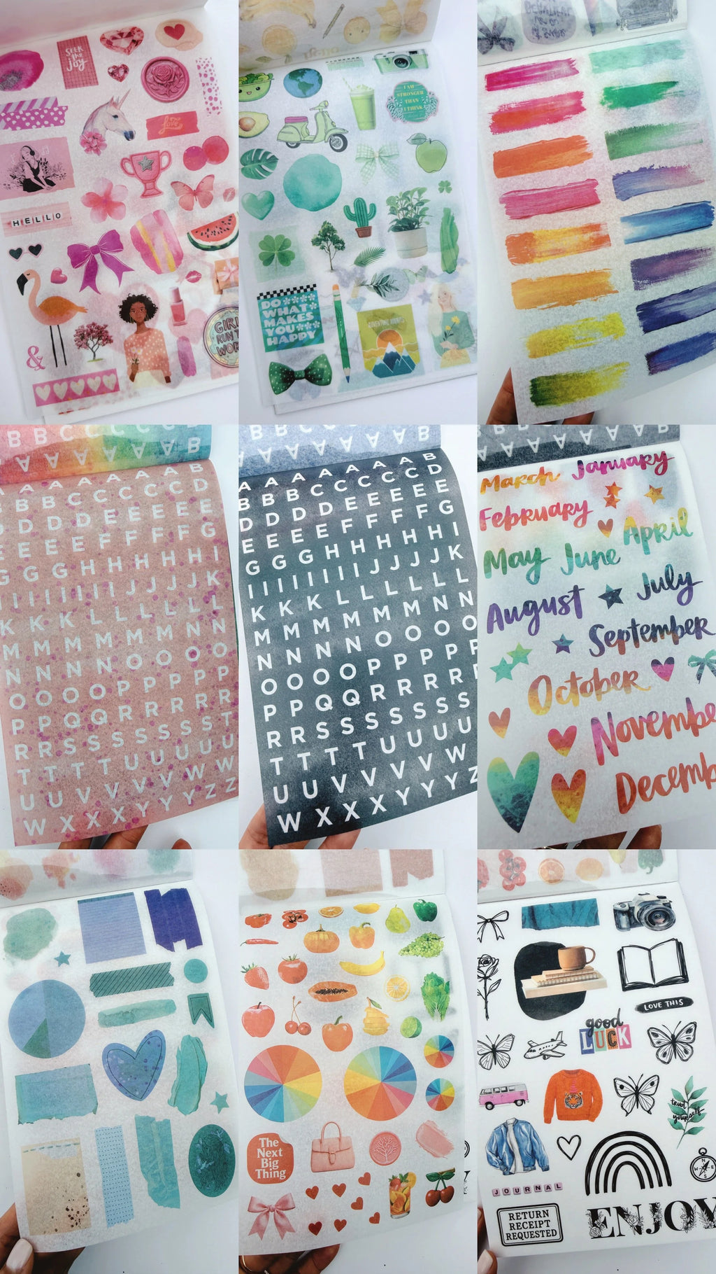 In My Colorful Era Washi Sticker Book