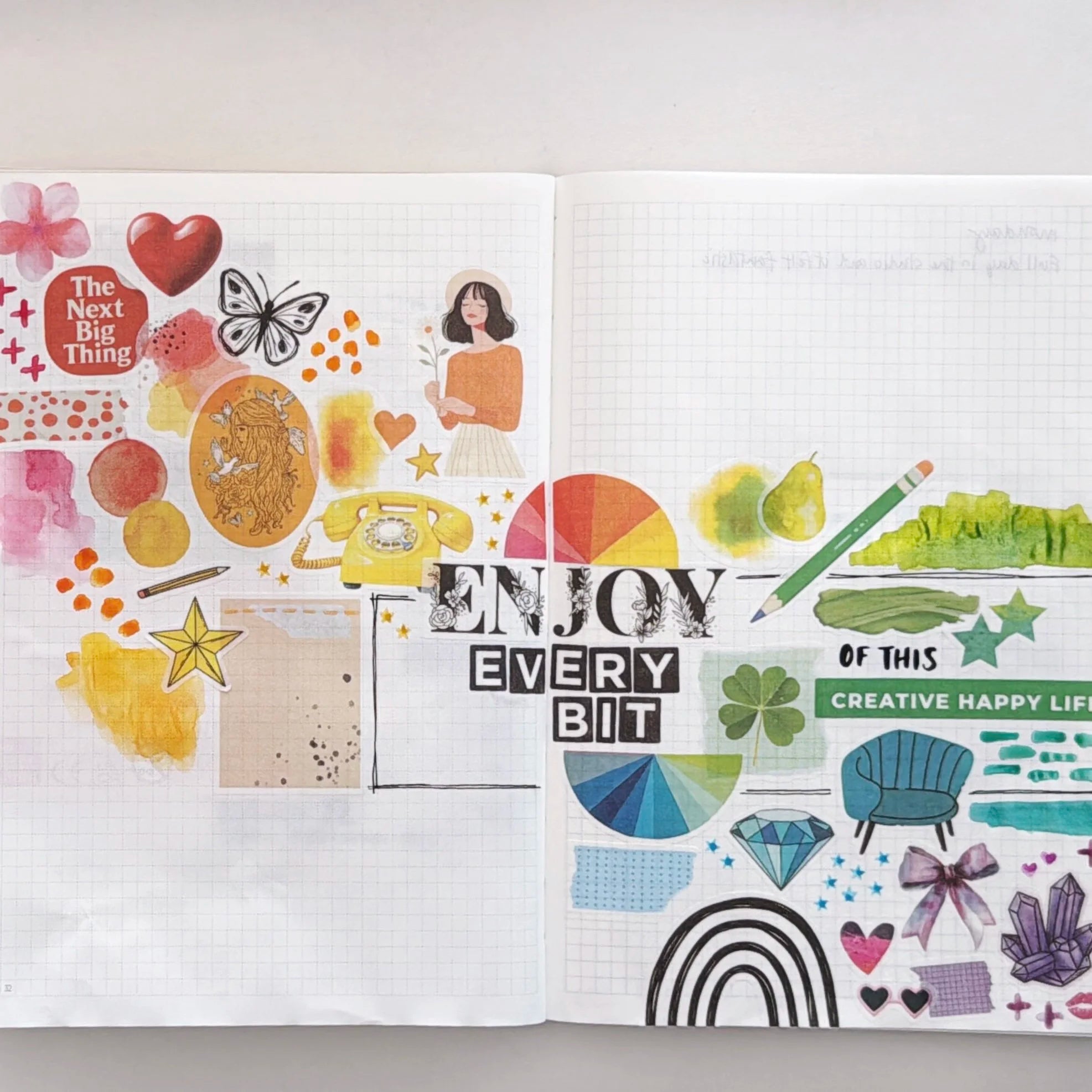 In My Colorful Era Washi Sticker Book
