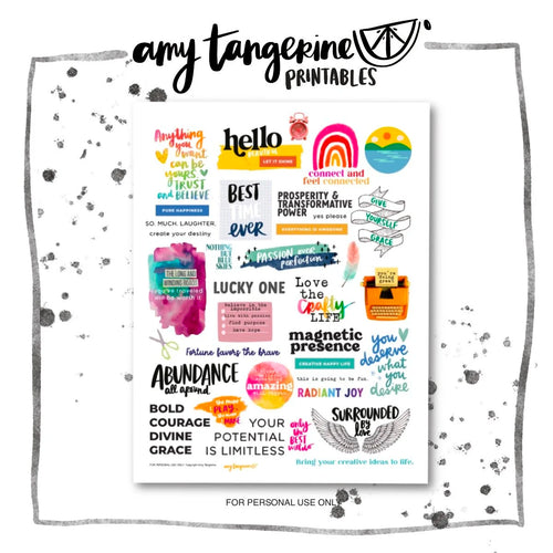 Abundance All Around Printable
