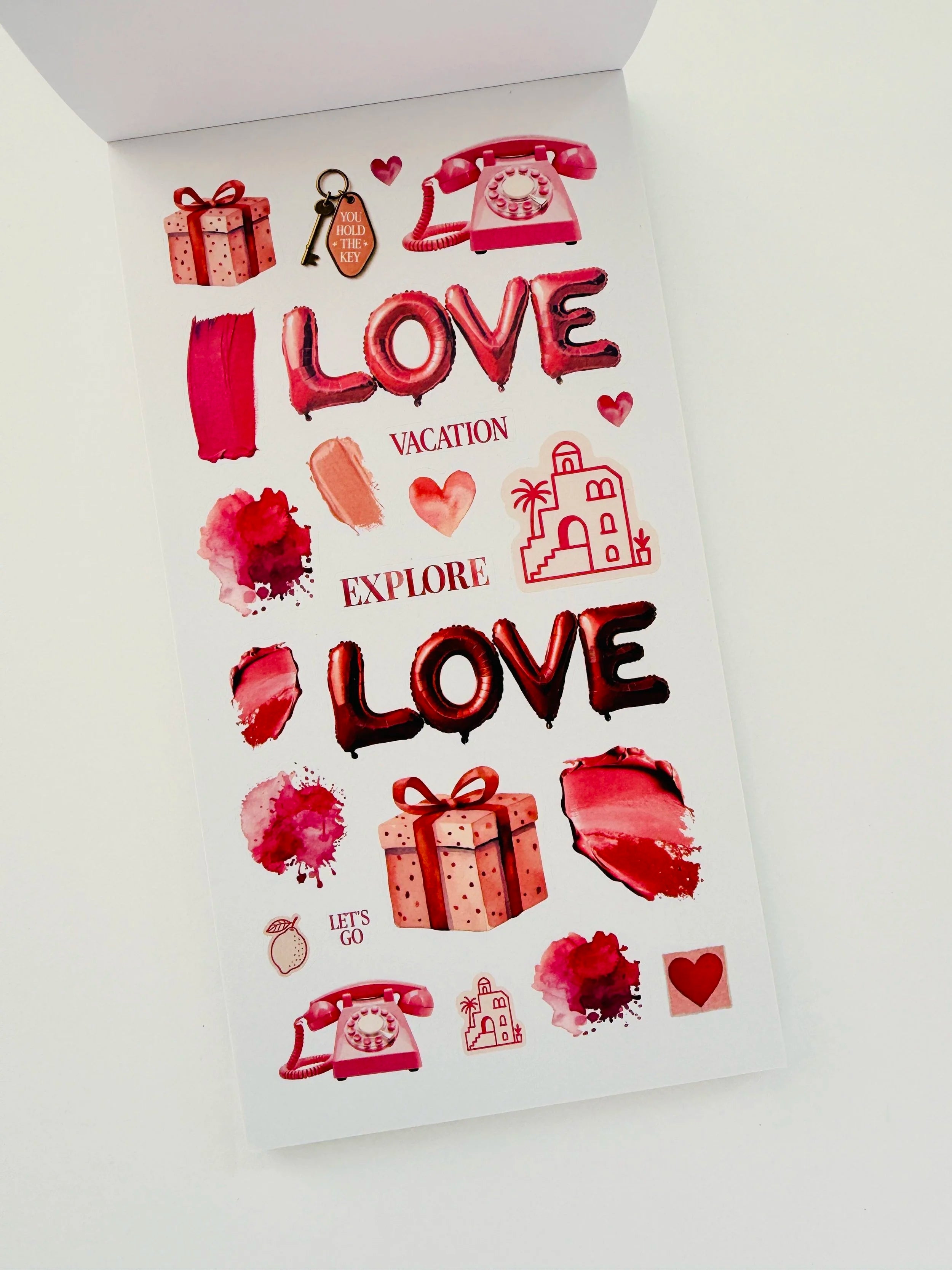 Junk Journal Sticker Book - sample page
